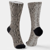 Python Snake Skin Animal Print Socken (Gewinkelt)