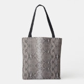 Python Snake Skin Animal Print Tasche (Rückseite)