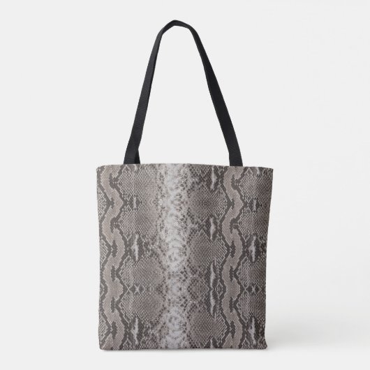 Python Snake Skin Animal Print Tasche (Rückseite)