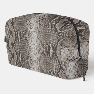 Python Snake Skin Animal Print Waschbeutel
