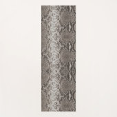 Python Snake Skin Animal Print Yogamatte (Vorderseite)