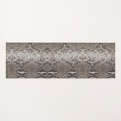 Python Snake Skin Animal Print Yogamatte (Vorderseite (Horizontal))
