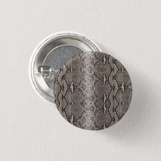 Python Snakeskin Print Button (Vorne & Hinten)