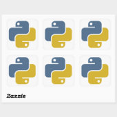 Python Sticker (Blatt)