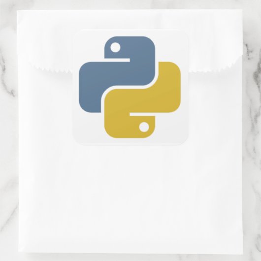 Python Sticker (Tasche)