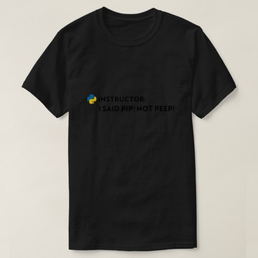 Python T-Shirt (Design vorne)
