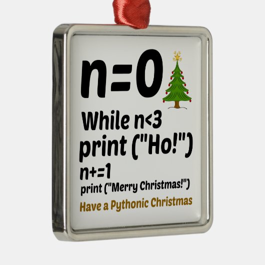 Pythonfestival Ornament Aus Metall (Rechts)