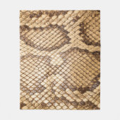 Pythonhaut, Haut, Schlange, Retikulat Fleecedecke (Vorderseite)