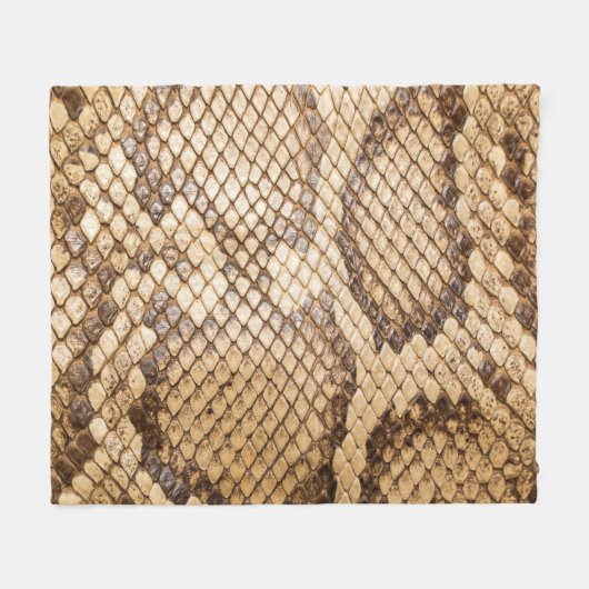 Pythonhaut, Haut, Schlange, Retikulat Fleecedecke (Vorderseite (Horizontal))