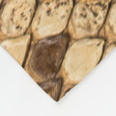 Pythonhaut, Haut, Schlange, Retikulat Fleecedecke (Ecke)