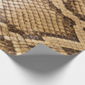 Pythonhaut, Haut, Schlange, Retikulat Geschenkpapier (Ecke)