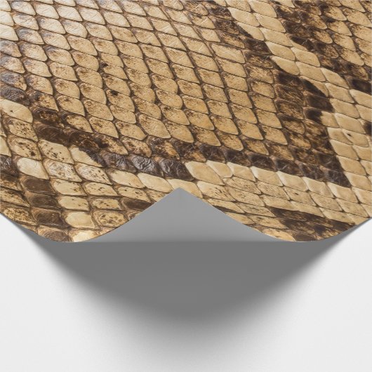 Pythonhaut, Haut, Schlange, Retikulat Geschenkpapier (Ecke)