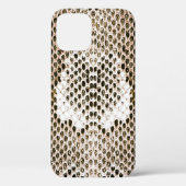 Pythonhaut, Schlangenmuster, tierisches Hautmuster Case-Mate iPhone Hülle (Rückseite)