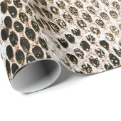 Pythonhaut, Schlangenmuster, tierisches Hautmuster Geschenkpapier (Rolleneckpunkt)