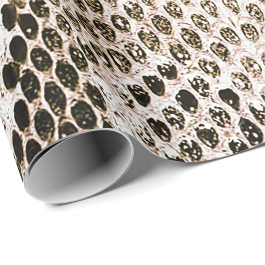 Pythonhaut, Schlangenmuster, tierisches Hautmuster Geschenkpapier (Rolleneckpunkt)