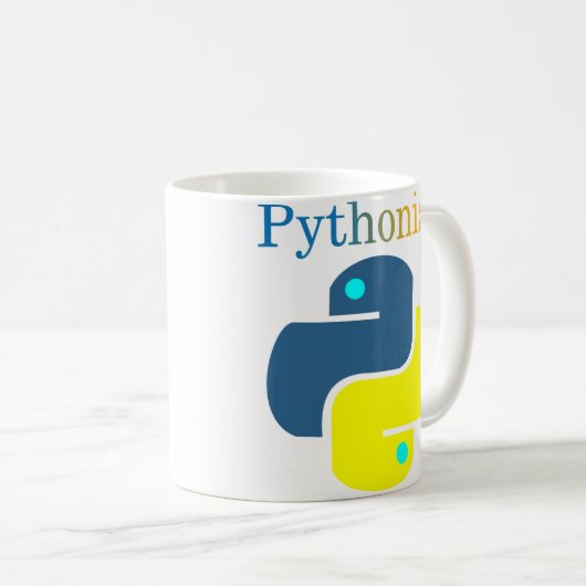 Pythonist Kaffeetasse (VorderseiteRechts)