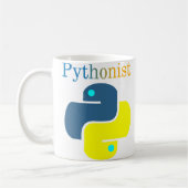 Pythonist Kaffeetasse (Links)