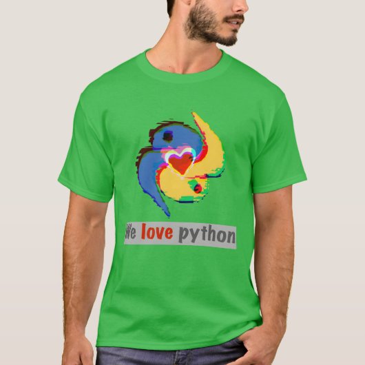 Pythons Freunde T-Shirt (Vorderseite)