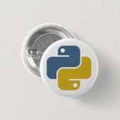 Pythonschlange-Abzeichen Button (Vorne & Hinten)