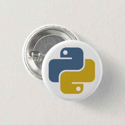 Pythonschlange-Abzeichen Button (Vorne & Hinten)