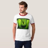 Pythonschlange der grünen Schlange T-Shirt (Vorne ganz)