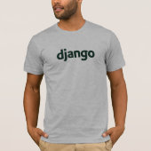 Pythonschlange django - flippiger Programmierer T-Shirt (Vorderseite)