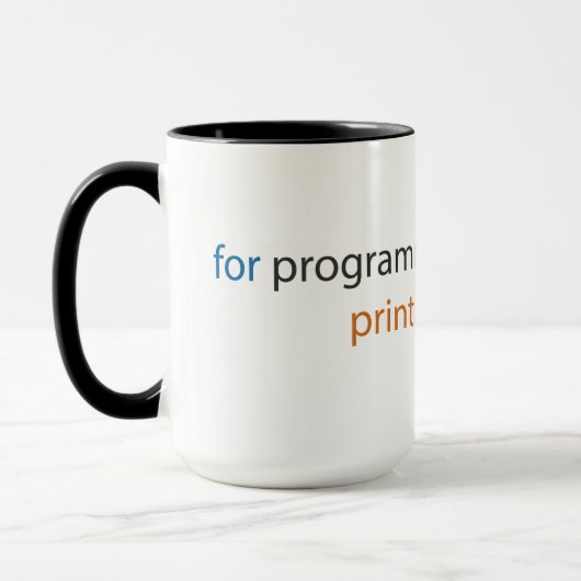 Pythonschlange-Kodierer-Tasse Tasse (Links)