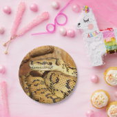 Pythonschlange Pappteller (Party)