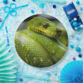 Pythonschlange Pappteller (Party)