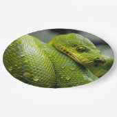 Pythonschlange Pappteller (Schrägansicht)