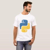 Pythonschlange-Programmierung T-Shirt (Vorne ganz)