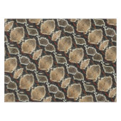 Pythonschlange-Schlangendruck des wilden Tischdecke (Vorderseite (Horizontal))