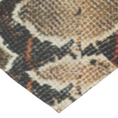 Pythonschlange-Schlangendruck des wilden Tischdecke (Schrägansicht)