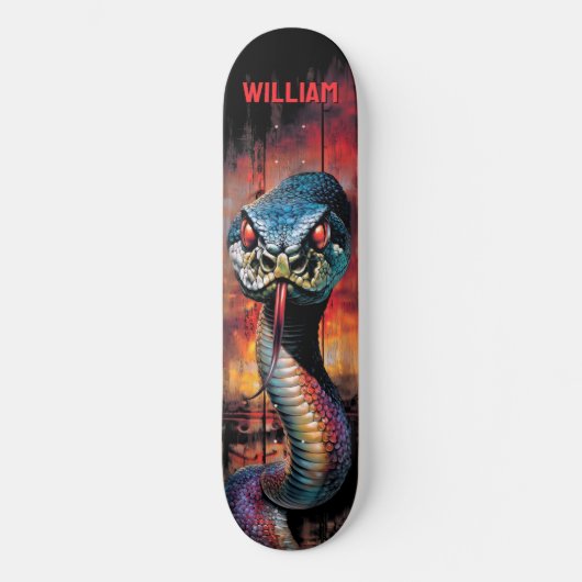 Pythonschlange Skateboard (Vorderseite)