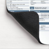 Pythonschlange-Spickzettel-Mäusematte Mousepad (Ecke)