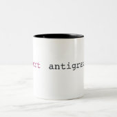 PythonschlangeantigravitationsTasse Zweifarbige Tasse (Mittel)