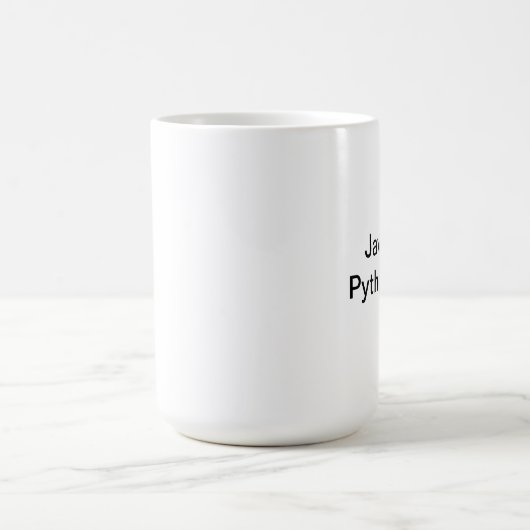 Pythonschlangeprogrammierer coffe Tasse (Mittel)