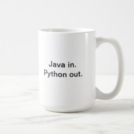 Pythonschlangeprogrammierer coffe Tasse