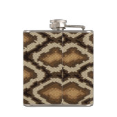 Pythonschlangeschlangenhautmuster 2 flachmann (Rückseite)