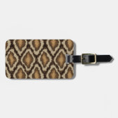 Pythonschlangeschlangenhautmuster 2 gepäckanhänger (Vorderseite horizontal)