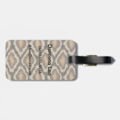 Pythonschlangeschlangenhautmuster 2 gepäckanhänger (Rückseite horizontal)