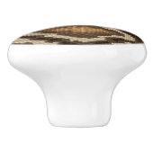 Pythonschlangeschlangenhautmuster 2 keramikknauf (Seitenansicht)