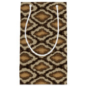 Pythonschlangeschlangenhautmuster 2 kleine geschenktüte (Vorderseite)