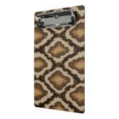 Pythonschlangeschlangenhautmuster 2 mini klemmbrett (Gewinkelt2)