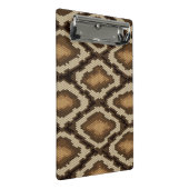 Pythonschlangeschlangenhautmuster 2 mini klemmbrett (Schrägansicht)