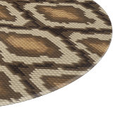 Pythonschlangeschlangenhautmuster 2 schneidebrett (Ecke)