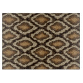 Pythonschlangeschlangenhautmuster 2 schneidebrett (Vorderseite)