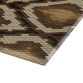 Pythonschlangeschlangenhautmuster 2 schneidebrett (Ecke)