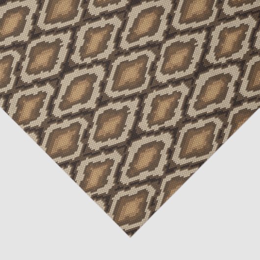 Pythonschlangeschlangenhautmuster 2 seidenpapier (Ausschnitt)