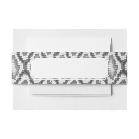 Pythonschlangeschlangenhautmuster Einladungsbanderole (Vorderseite Beispiel)